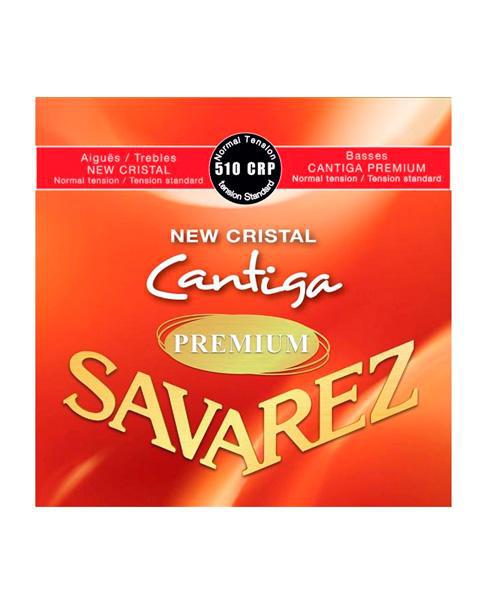 Savarez - Encordado New Cristal Cantiga Premium para Guitarra Clásica, Tensión: Normal Mod.510CRP