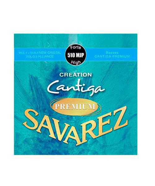 Savarez - Encordado Creation Cantiga Premium para Guitarra Clásica, Tensión: Alta Mod.510MJP
