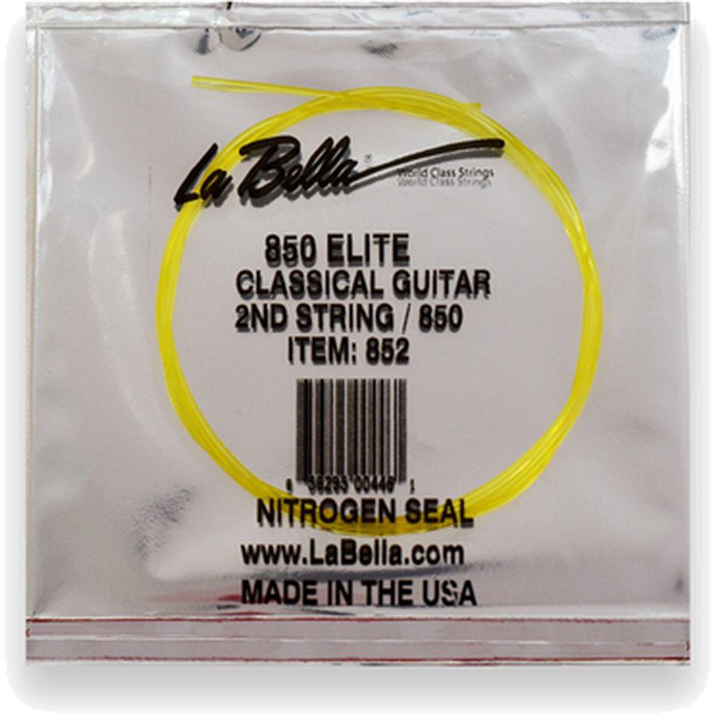 La Bella - Cuerdas para Guitarra Clásica Concert 2A, Nylon Color Oro Mod.852