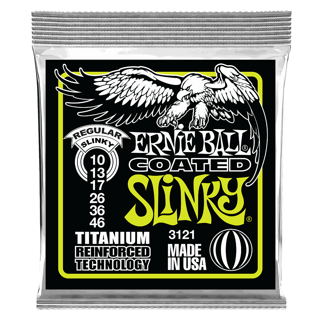 Ernie Ball - Encordado para Guitarra Electrica Reg Slinky Coated Mod.3121