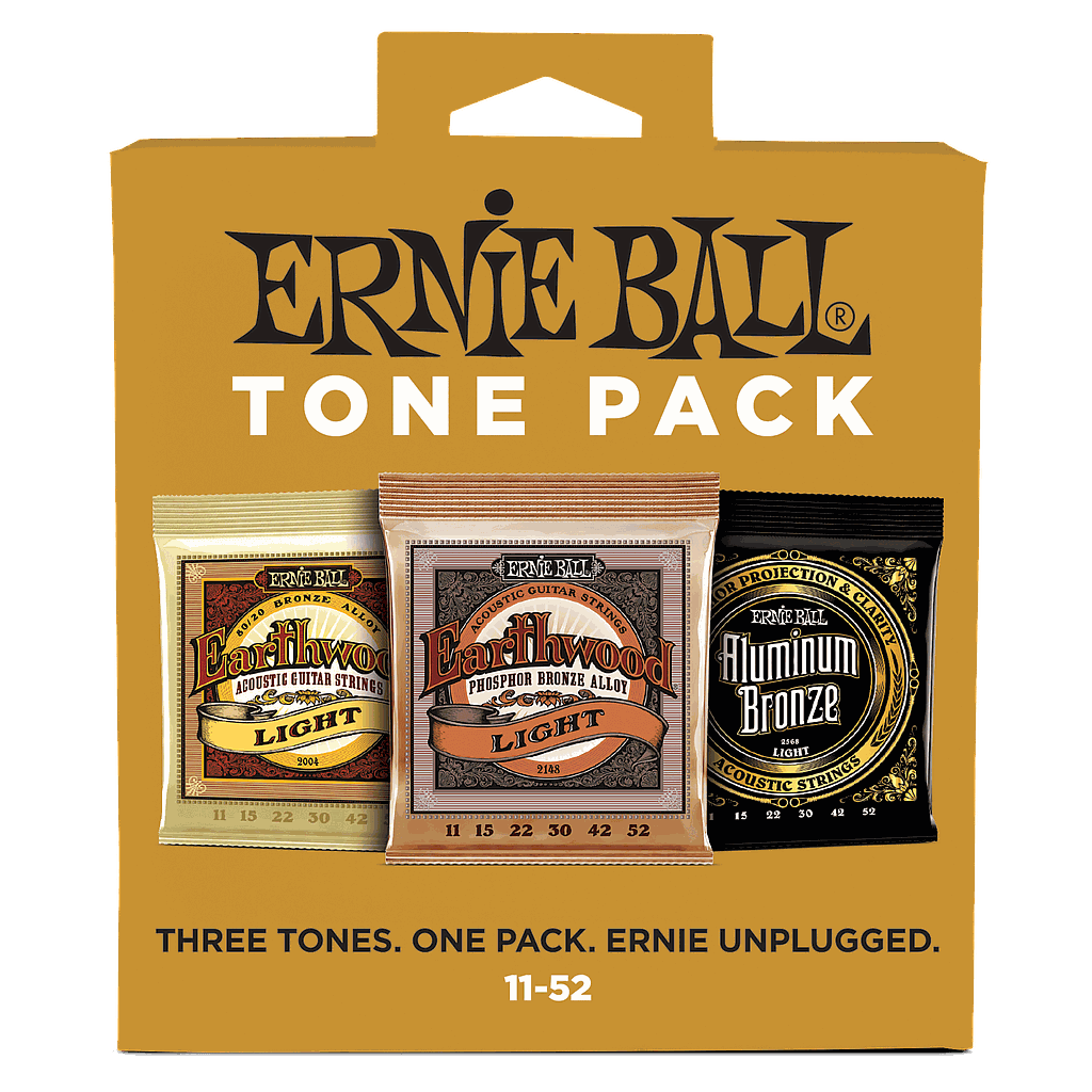 Ernie Ball - Juego de Encordados Tone Pack Light 11-52 Mod.3314