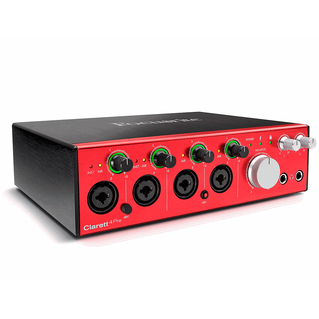 Focusrite - Interfaz de Audio Thunderbolt Clarett 4 Pre Mod.MOCL0002