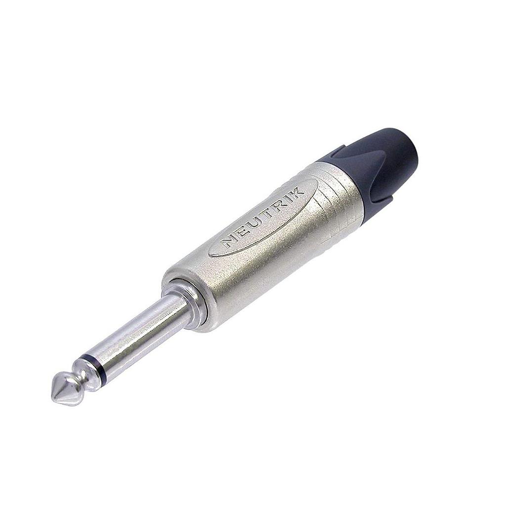 Neutrik - Plug Mono de 1/4", Contactos: Niquelados Mod.NP2X