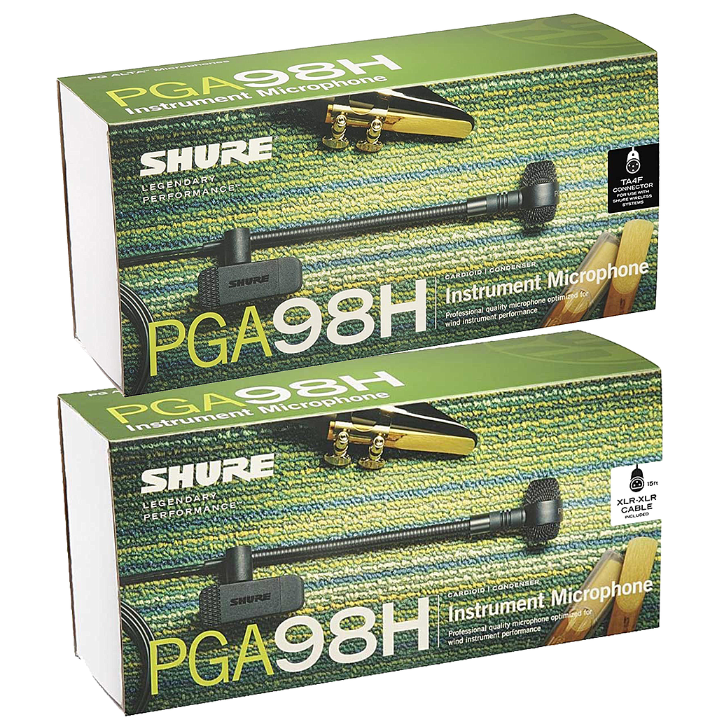 Shure - Micrófono Condensador Cardioide para Instrumento de Viento Mod.PGA98H