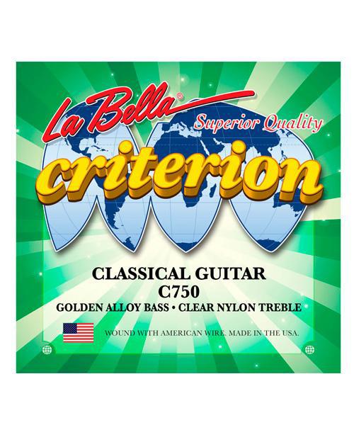 La Bella - Encordado para Guitarra Clásica Criterion, Nylon TR Mod.C750