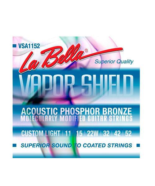 La Bella - Encordado Vapor Shield para Guitarra Acústica Mod.VSA1152