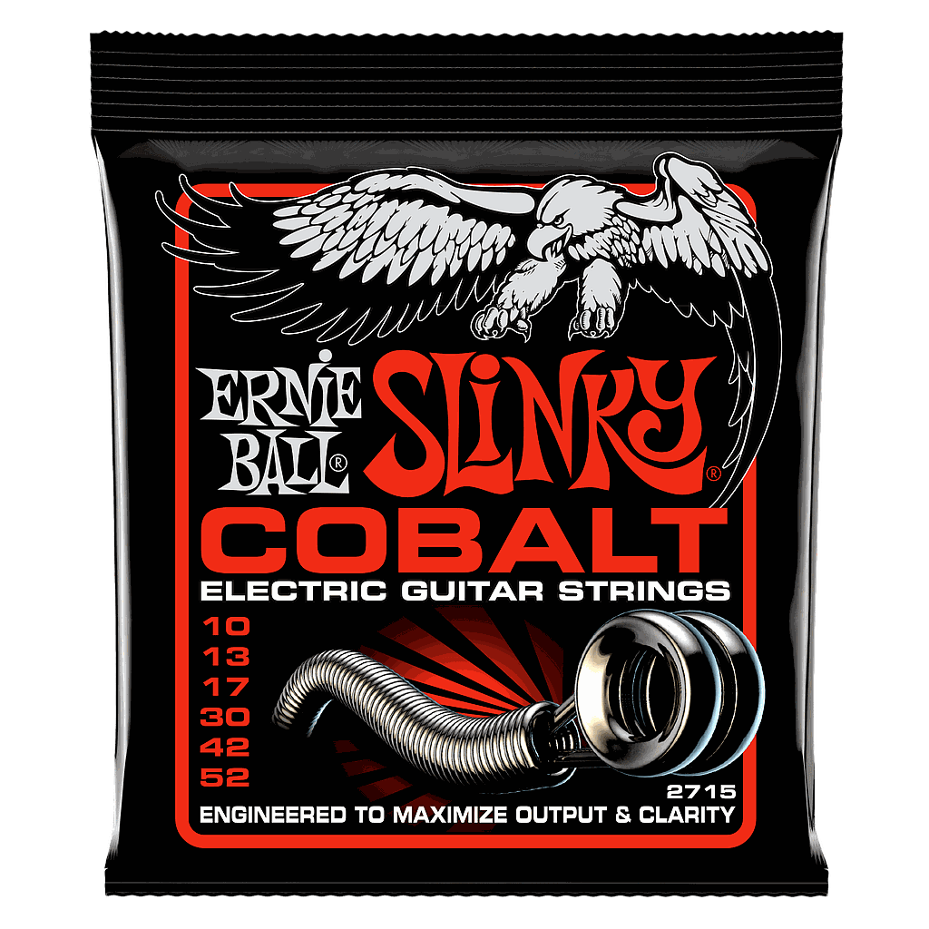 Ernie Ball - Encordado Skinny Top/Heavy Bottom Slinky para Guitarra Eléctrica, Calibre: 10-52 Mod.2715