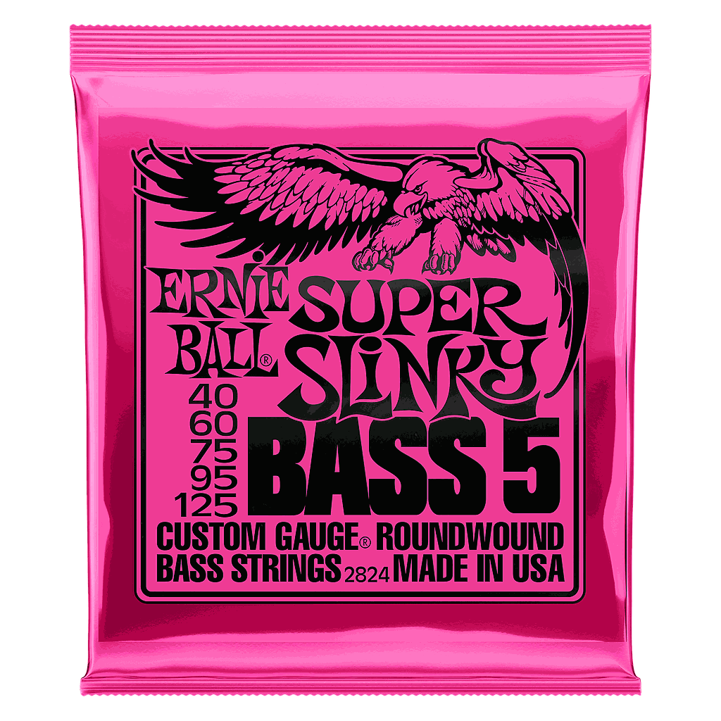 Ernie Ball - Encordado para Bajo Eléctrico, Super Slinky Mod.2824