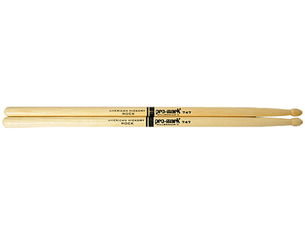 Promark - Baquete Rock Hickory, Punta: Varias Mod.TX747_