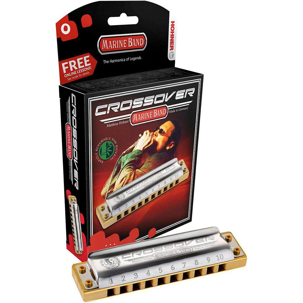 Hohner - Armónica en Fa Mayor Marine Band Crossover Mod.M2009066X