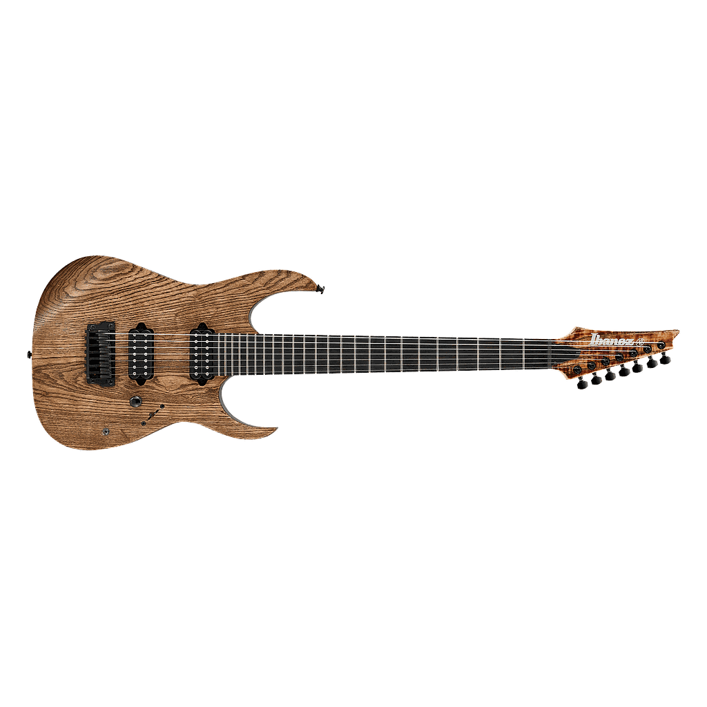 Ibañez - Guitarra Eléctrica RG Iron Label de 7 Cuerdas, Color: Roble Mod.RGIXL7-ABL