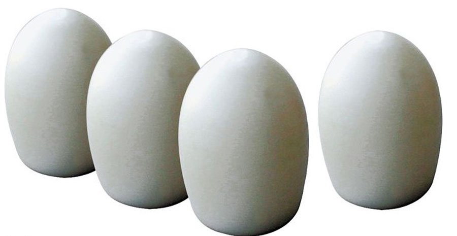 Ahead - 4 Puntas de Nylon para Baquetas MT, Color: Blancas Mod.5AS