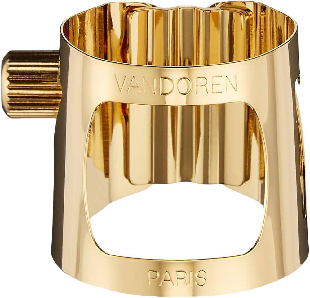 Vandoren - Abrazadera y Tapa para Sax Baritono, Dorado Mod.LC59DP