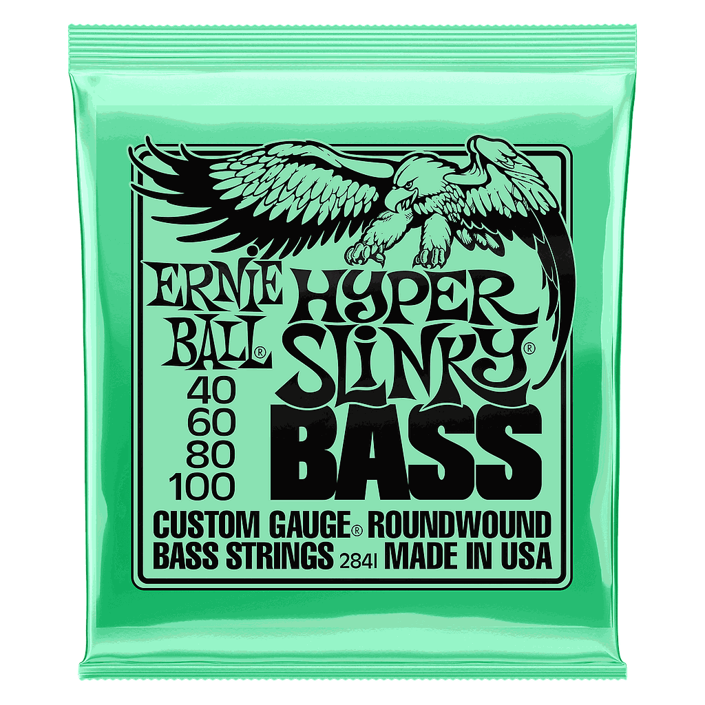 Ernie Ball - Encordado Hyper Slinky' Para Bajo Electrico, Niquel 0.040-0.100 Mod.2841