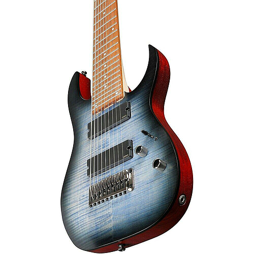 Ibañez - Guitarra Eléctrica RG Iron Label de 9 Cuerdas, Color: Azúl Mod.RGIR9FME-FDF_81