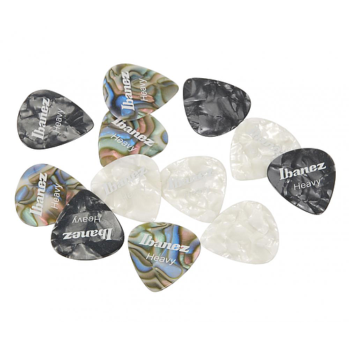 Ibañez - Plumillas Celluloid 12 Piezas, Color: Varios Calibre: Heavy Mod.ABCE161H-M01_3