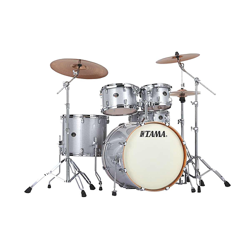 Tama - Batería Silverstar 5 Piezas con Atriles, Color: Blanca Mod.VD52KRS-WSP_19