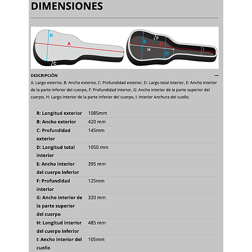 Ibañez - Funda para Guitarra Clásica Mod.ICB541