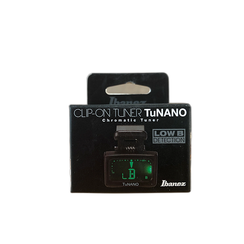 Ibañez - Afinador Cromático de Clip, Color: Negro Mod.TUNANO_2