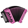 Hohner - Acordeon Compadre, Diat.Sol-Do-Fa, Color: Violeta con Mochila Mod.A48211_2