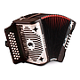 Hohner - Acordeon Diatonico ''Panther'' Sol-Do-Fa, 31 Botones Y 12 Bajos, Neg Mod.A4800_14
