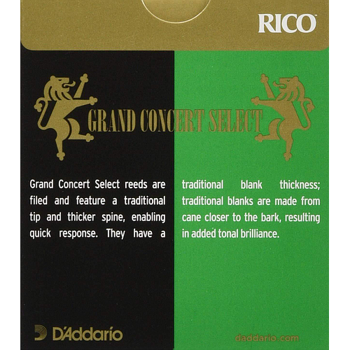 D'Addario - 10 Cañas Saxofon Soprano Grand Concert, Medida: 3 1/2 Mod.RGC10SSX350(10)_34