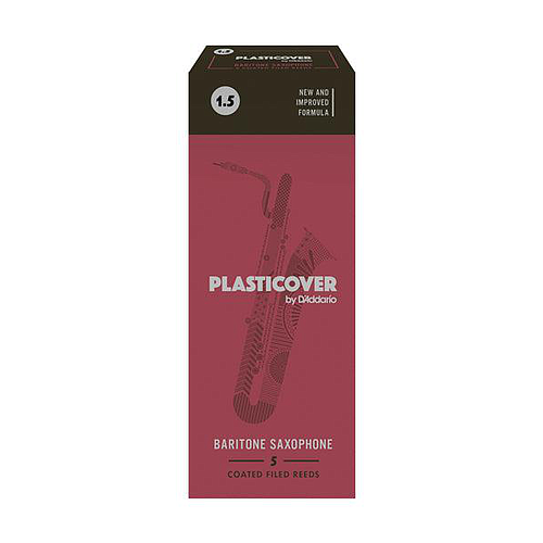 D'Addario - Cañas Plasticover para Sax Baritono, 5 Piezas Medida: 1 1/2 Mod.RRP05BSX150_82