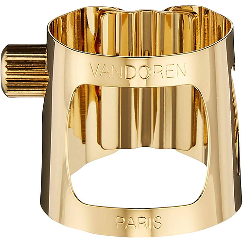 Vandoren - Abrazadera y Tapa para Sax Baritono, Dorado Mod.LC59DP_82