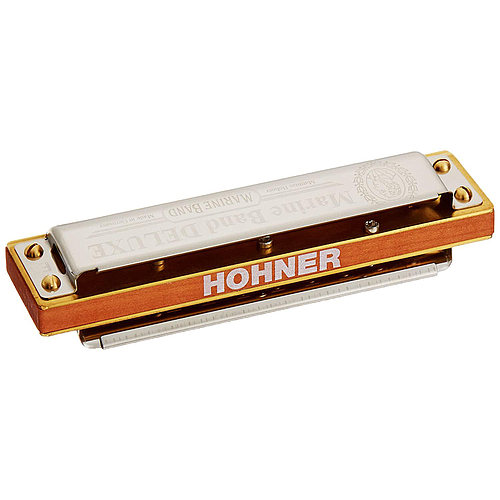 Hohner - Armónica Marine Band Deluxe en Si bemol Mayor Mod.M200511X_40