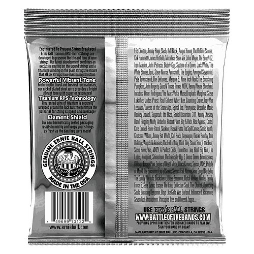 Ernie Ball - Encordado para Guitarra Electrica Hybrid Slinky Coated Mod.3122_13