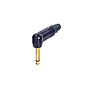 Neutrik - Plug Mono de 1/4 con Angulo de 90°, Contacto en Oro Mod.NP2RX-B_62