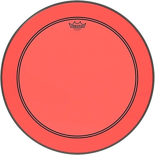 Remo - Parche Colortone Powerstroke P3, Tamaño: 22" Color: Rojo Mod.P3-1322-CT-RD_189