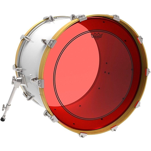 Remo - Parche Colortone Powerstroke P3, Tamaño: 22" Color: Rojo Mod.P3-1322-CT-RD_190