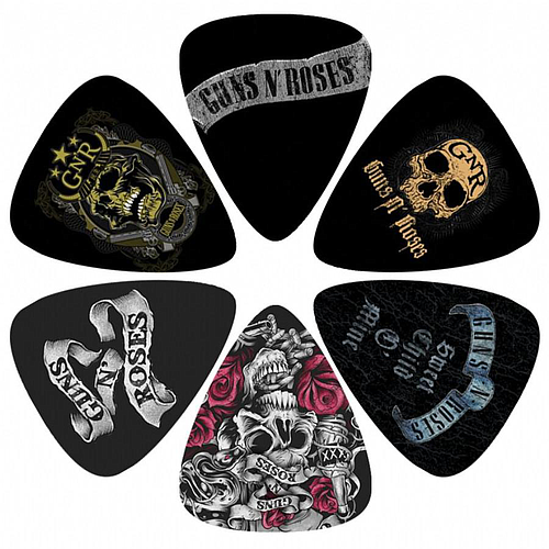 Perris - 6 Plumillas Guns N Roses Mod.LP-GR3_104