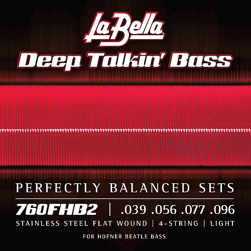 La Bella - Encordado Deep Talkin' Bass "Beatle" para Bajo Eléctrico, 39-96 Mod.760FHB2_169