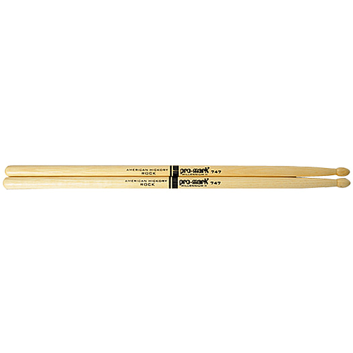 Promark - Baqueta Rock Hickory, Punta: Madera Mod.TX747W_12