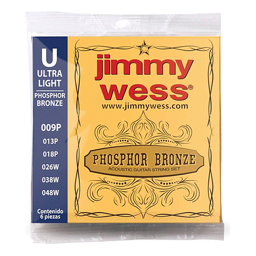 Jimmy Wess - Encordado para Guitarra Acustica BCE Fosfo 09 Mod.JWGA-809BF_70