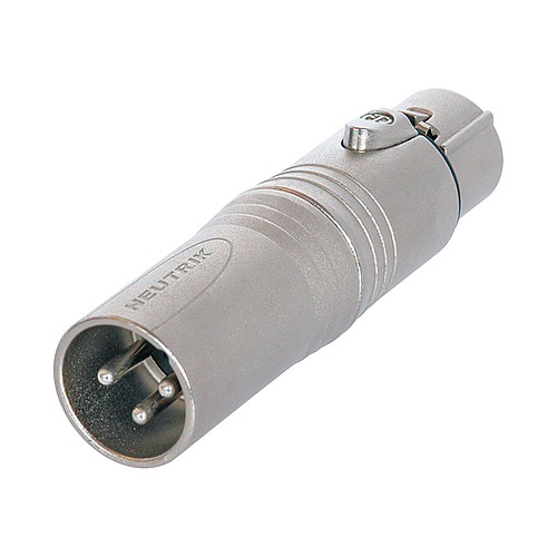 Neutrik - Adaptador XLR Hembra de 3 Pines a XLR Macho de 3 Pines Mod.NA3FM_363