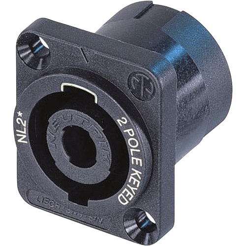 Neutrik - Conector Speakon 2 Polos Macho Para Chasis Mod.NL2MP_443
