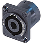 Neutrik - Conector Speakon 2 Polos Macho Para Chasis Mod.NL2MP_443