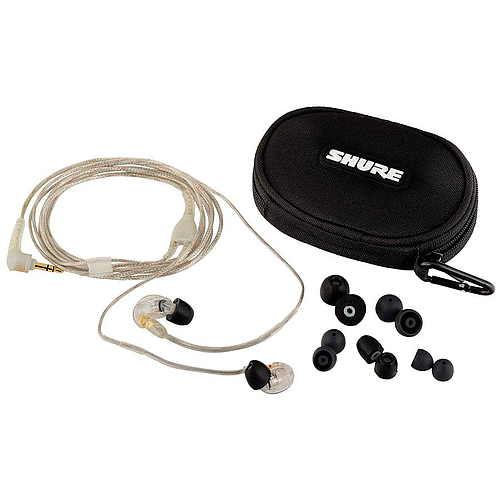 Shure - Audífonos In-Ear con Aislamiento de Sonido, Color: Negro Mod.SE215-BK_30