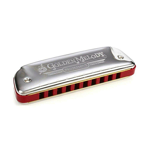Hohner - Armónica Golden Melody en Re Mayor 542/20 Mod.M542036X_72