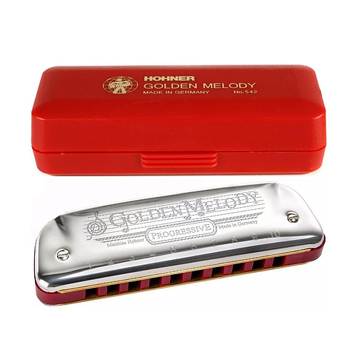 Hohner - Armónica Golden Melody en Si Mayor 542/20 Mod.M542126X_76