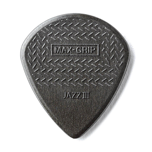 Dunlop - 24 Plumillas Max Gripp Jazz III, Color: Gris Mod.471R3C_15