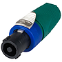 Neutrik - Conector Speakon Hembra de 4 Polos Para Cable, Color: Verde Mod.NL4FX-5_12