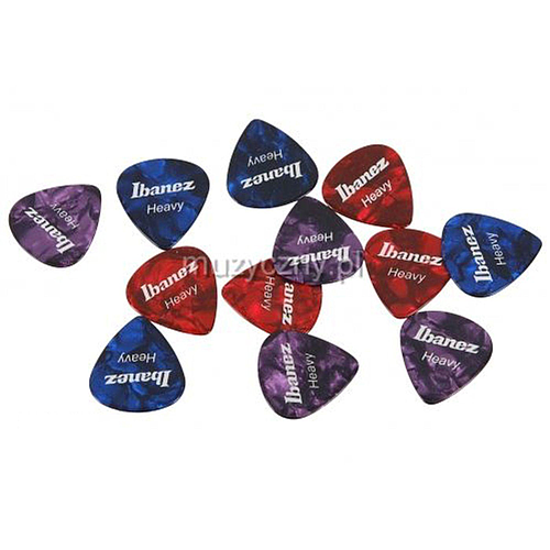 Ibañez - 12 Plumillas Celulloid, Tamaño: Heavy Color: Varios Mod.ABCE161H-M02_37