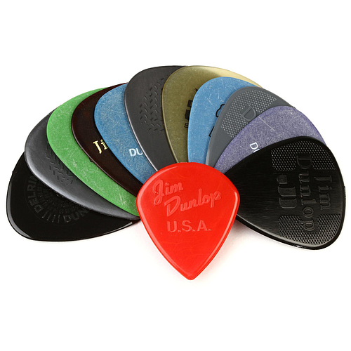 Dunlop - 12 Plumillas Variety Pack, Calibre: Medium/Heavy Mod.PVP102_6