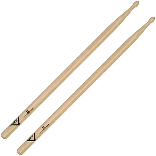 Vater - Baquetas Hickory 2B, Punta: Madera Mod.VH2BW_4
