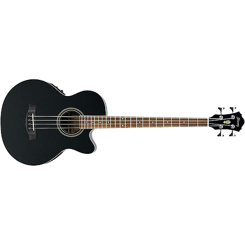 Ibañez - Bajo Electroacustico AEB, Color Negro Mod.AEB8E-BK