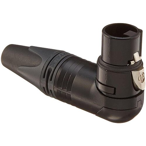 Neutrik - Conector XLR Hembra de 3 Polos Serie RX A 90° Contactos en Plata Mod.NC3FRX-BAG